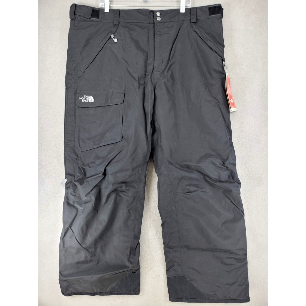 NEW The North Face Freedom Ski Snowboard Pants Black Mens XXL Hyvent Insulated